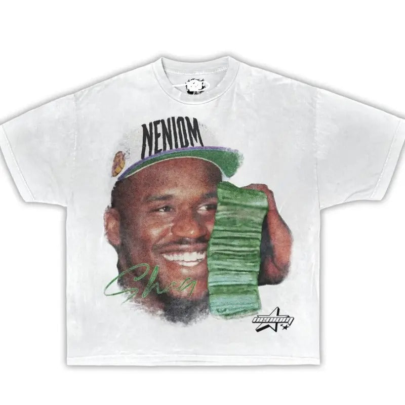 Shaq Money Talk Tee Garment-Dyed Shirt