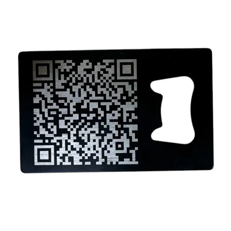 Show Me Them Ts QR Code Wallet Size Bottle Opener