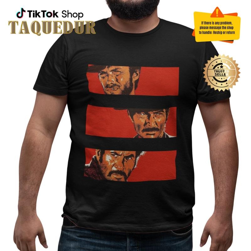 The Good, The Bad and The Ugly - Movie / Show, Unisex T-Shirt, Clint Eastwood T-Shirt
