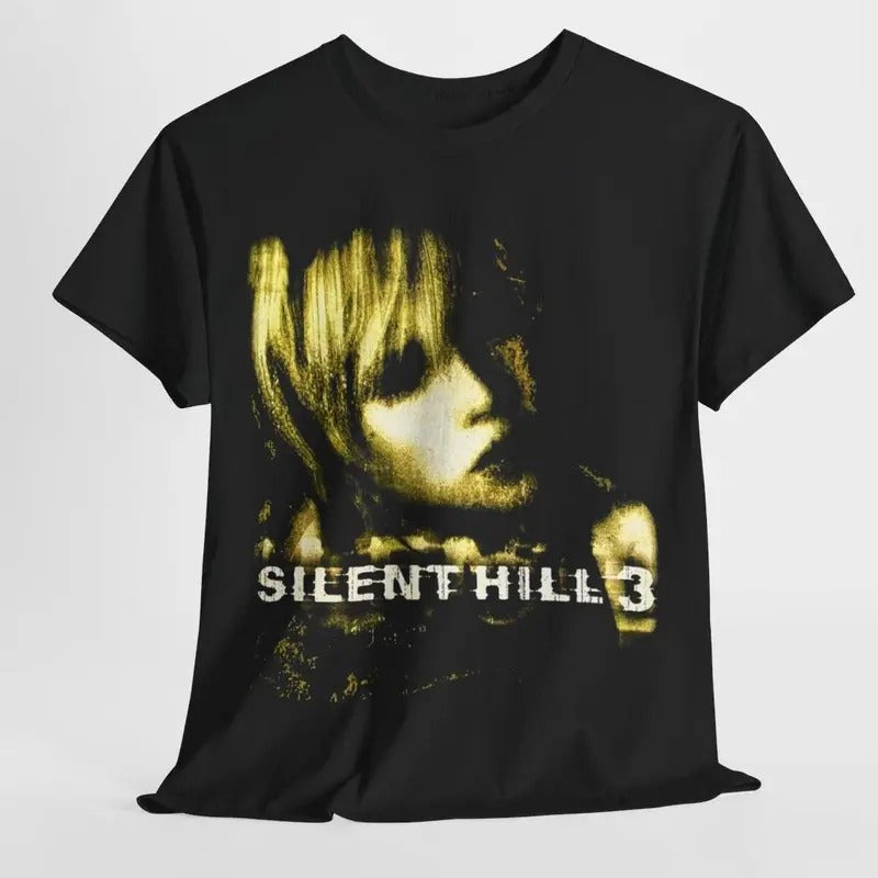 Silent Hill 3 Survival Play Station T-shirt, Vintage 90s style top clothing, Unisex graphic Streetwear shirts