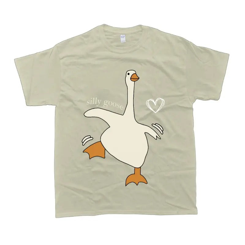 Silly Goose Tshirt, Cute Duck Graphic Tshirt, Nursing Student Shirt, unisex shirt, movie fan gift, gift for her, gift for him
