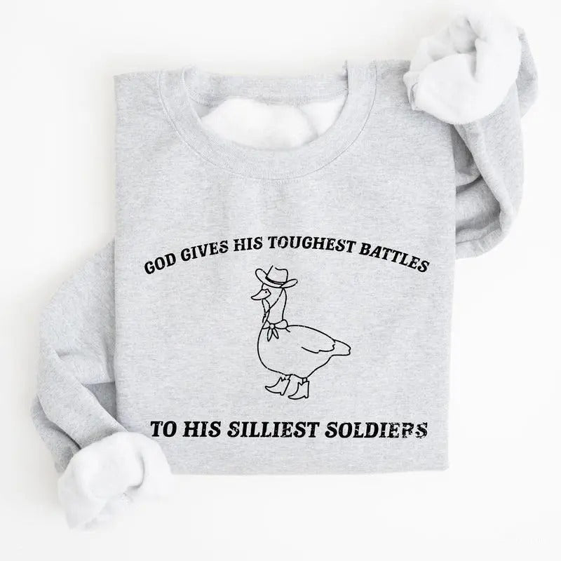 Silly Goose, Funny, Aesthetic Sweatshirt, Health, Funny, Gift for Girl T-Shirts, Hoodie | WearSparks.com