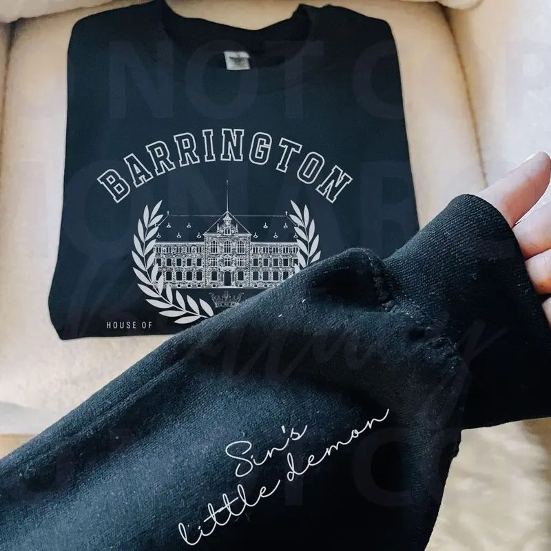 Sinner Book Quote Sweater, Dark Romance Novel Fan Hoodie, Shantel Tessier Inspired Crewneck Womenswear Soft Pullover Long Sleeves Graphic Fabric Sweater