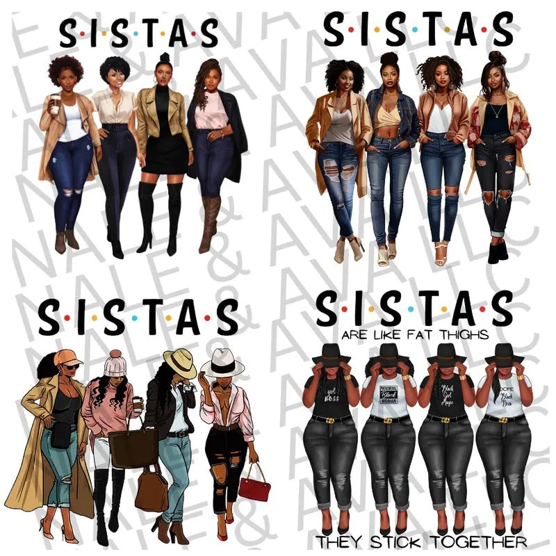 Sistas Direct to Film Transfer Set