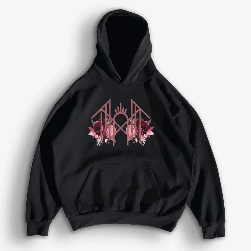 Sleeep Floral Tokeen Hoodie, Metal Band Apparel, Rock Tour Merch, Unisex Sweater Pullover Tee Womenswear Sweatshirts Long Sleeve Crewneck
