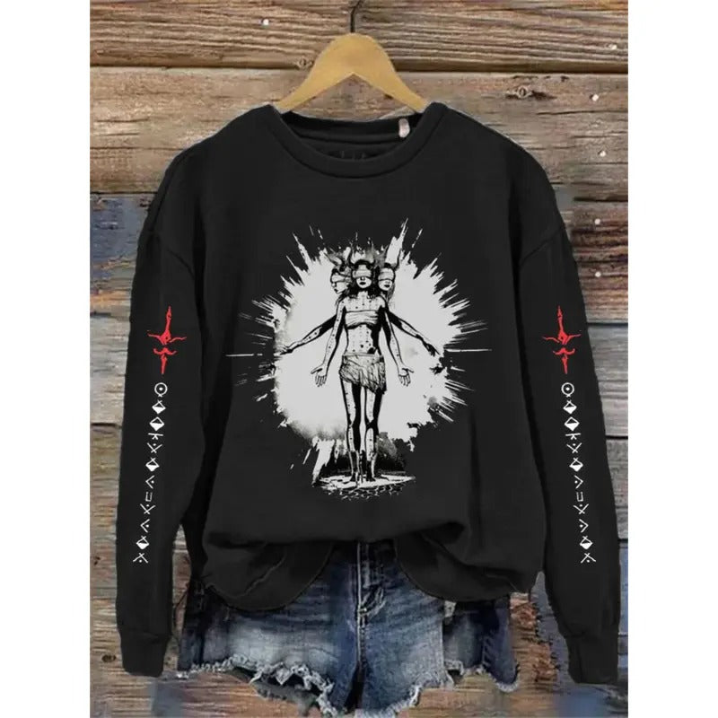 Sleep Token - Rain Down On Me Print Vintage Sweatshirt - Hoodie, Gift For Fan Sleeves With Designs