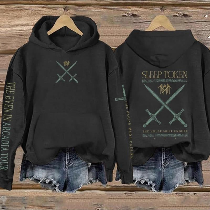 Sleep Token - THE HOUSE MUST ENDURE Print Vintage Sweatshirt - Hoodie, Gift For Fan Sleeves With Designs KLO