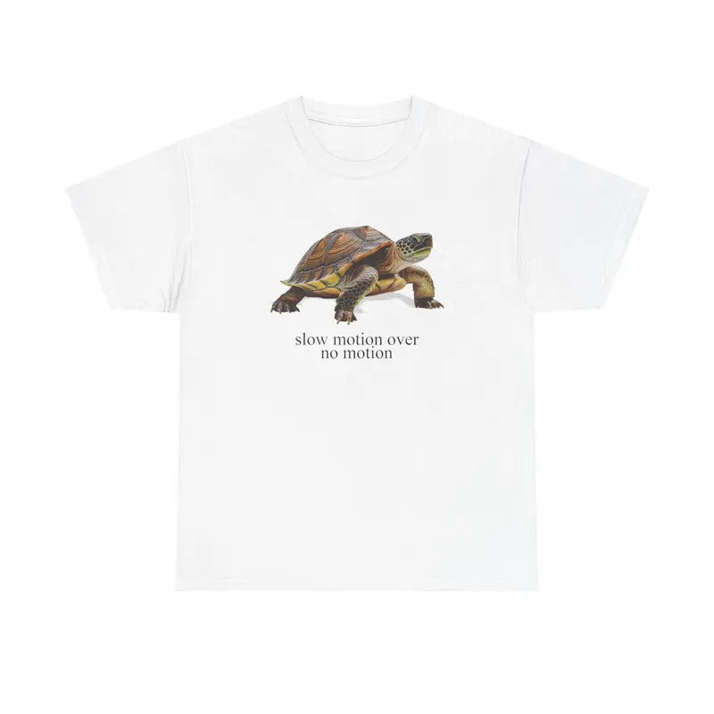 Slow Motion Turtle Shirt, Funny Meme Tee, Unisex Shirt