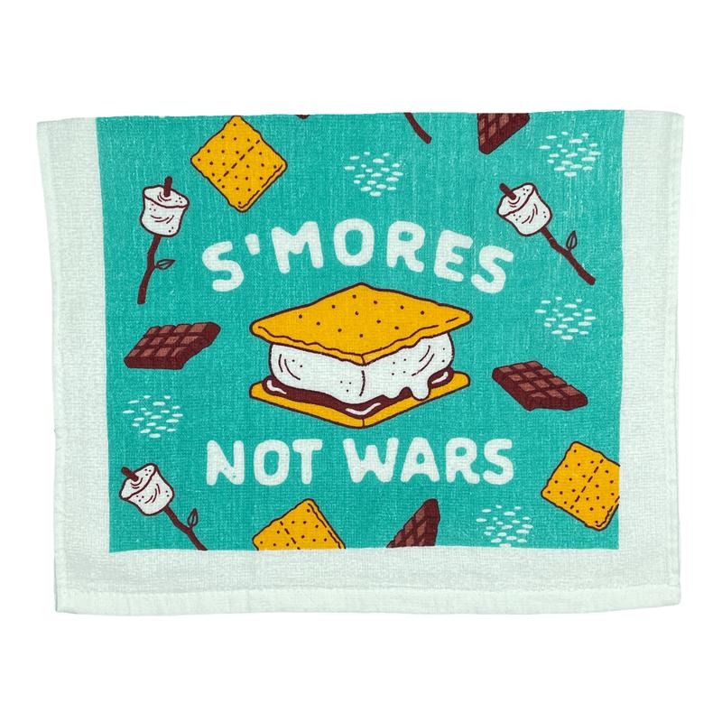 Smores Not Wars Funny Yummy Peaceful Treat Tea Towel Funny Dish Towels Soft Adsorbent Tea Towel