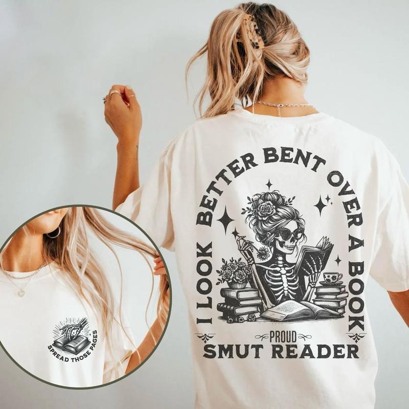 Smut Bookish Shirt, I Look Better Bent Over A Book Sweatshirt, Spicy Book Tee, Shirt for Book Lover, Funny Smut Book...