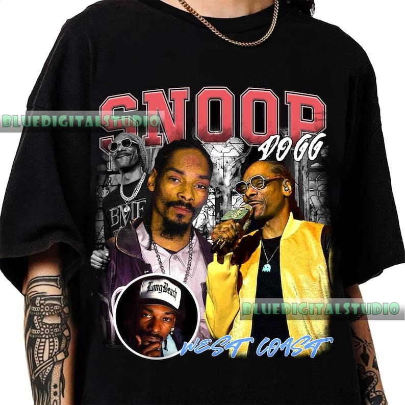 Snoop Dogg Bootleg Shirt, Vintage 90s Snoop Dogg Shirt, Snoop Rap Graphic Retro Shirt, Hip Hop Tee, Rapper Fan Gift, Gift for fan shirts