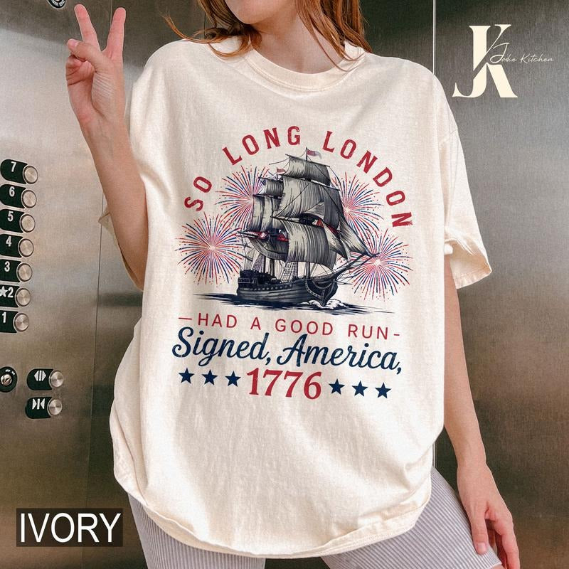 So Long London 4th of July Shirt, Swifti Fangirl Shirt, Fourth Of July Shirt, July 4th Shirt, Gift For Her