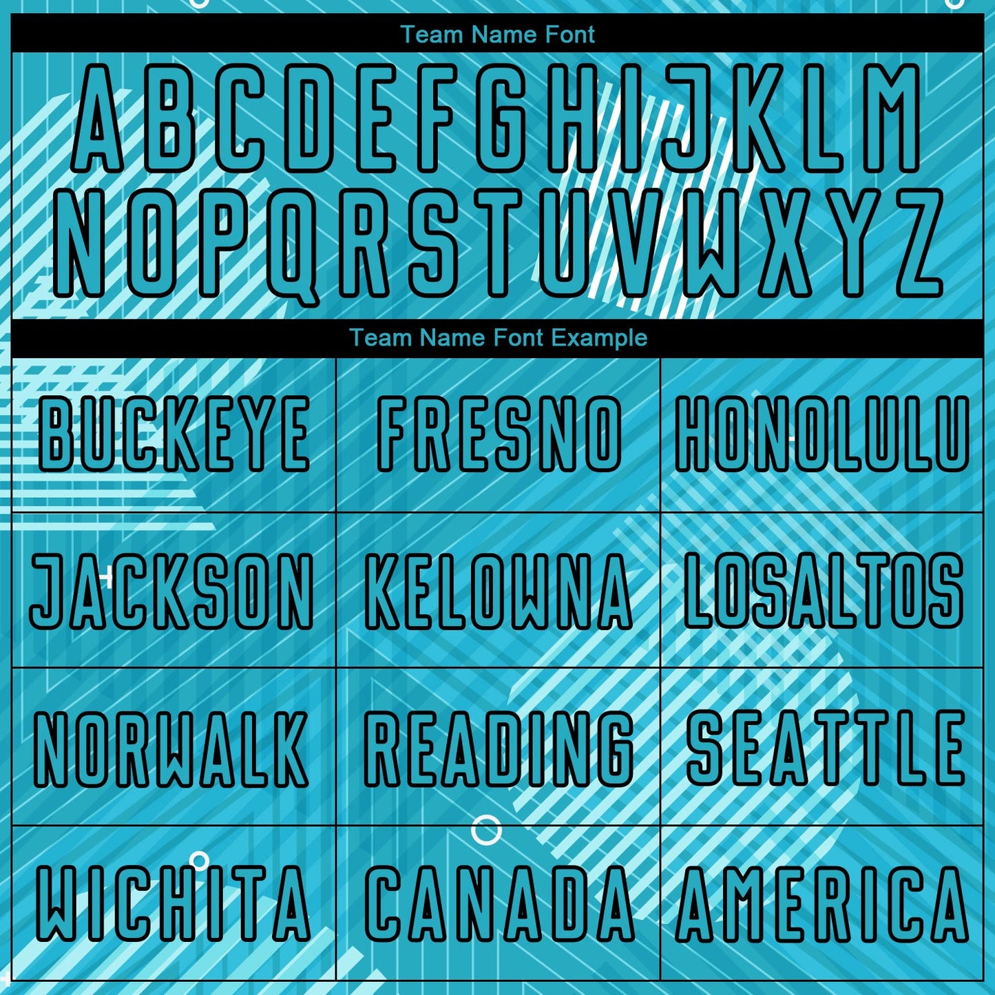 Custom Aqua Black Lines Sublimation Soccer Uniform Jersey