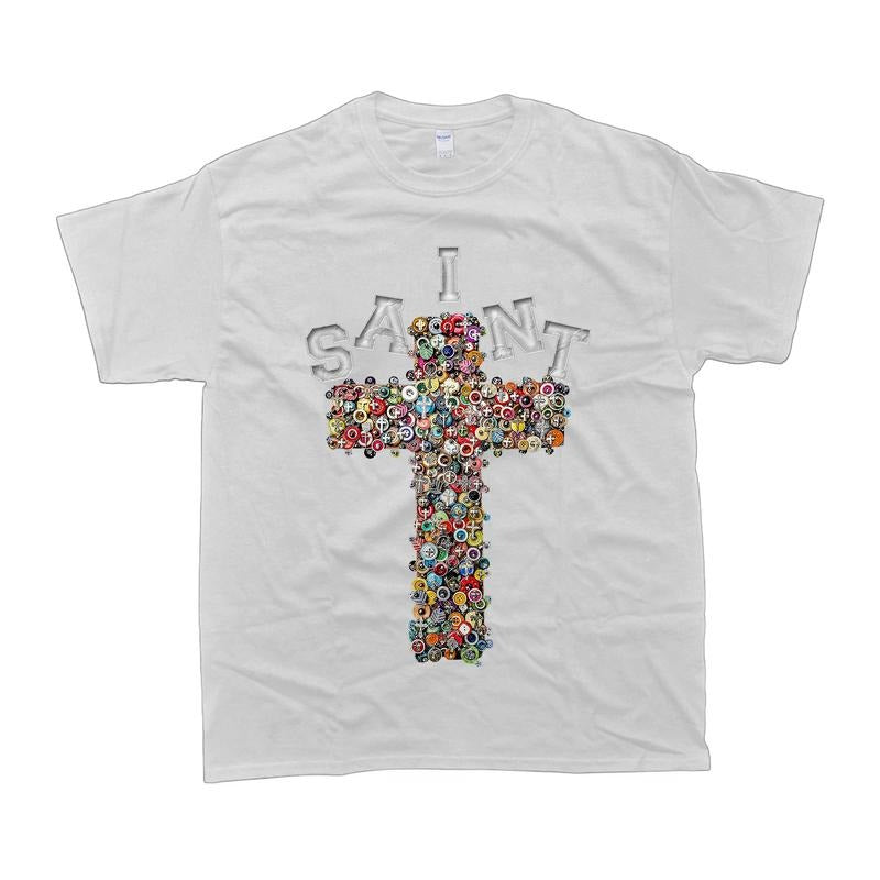 Sopula Vintage Saint Cross Graphics Printed Cotton