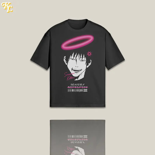 'Sorcerer Killer' Toji Fushiguro JuJutsu Kaisen Inspired Anime Graphic T-Shirt Classic Cotton Top Vintage Aesthetic Menswear