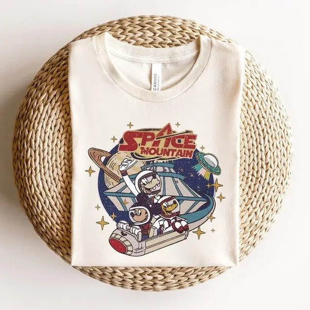 Space Mountain Shirt, Magic Kingdom Shirt, Mouse And Friends Space Shirt
