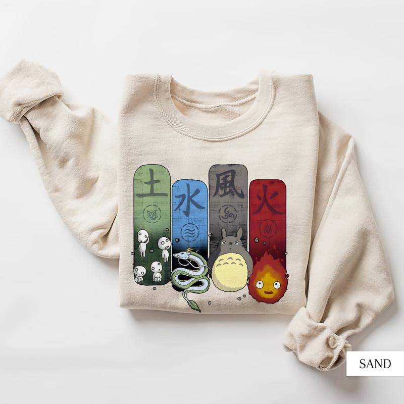 Spirited Away Anime Vintage Tees Menswear Top