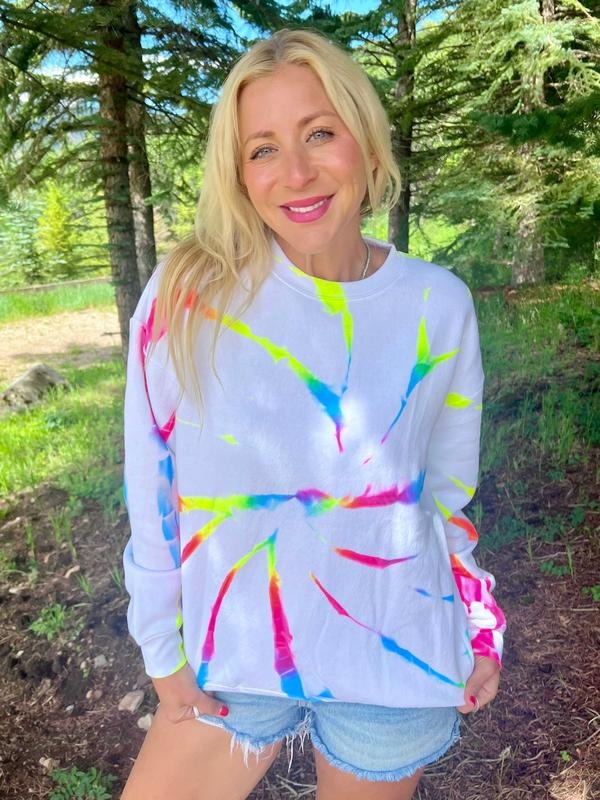 Spooky Ghost Sugar Swirl Tie-Dye Sweatshirt T-Shirts, Hoodie | WearSparks.com