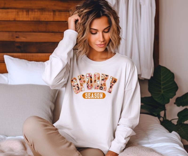 Spooky Season Halloween Crewneck Sweatshirt