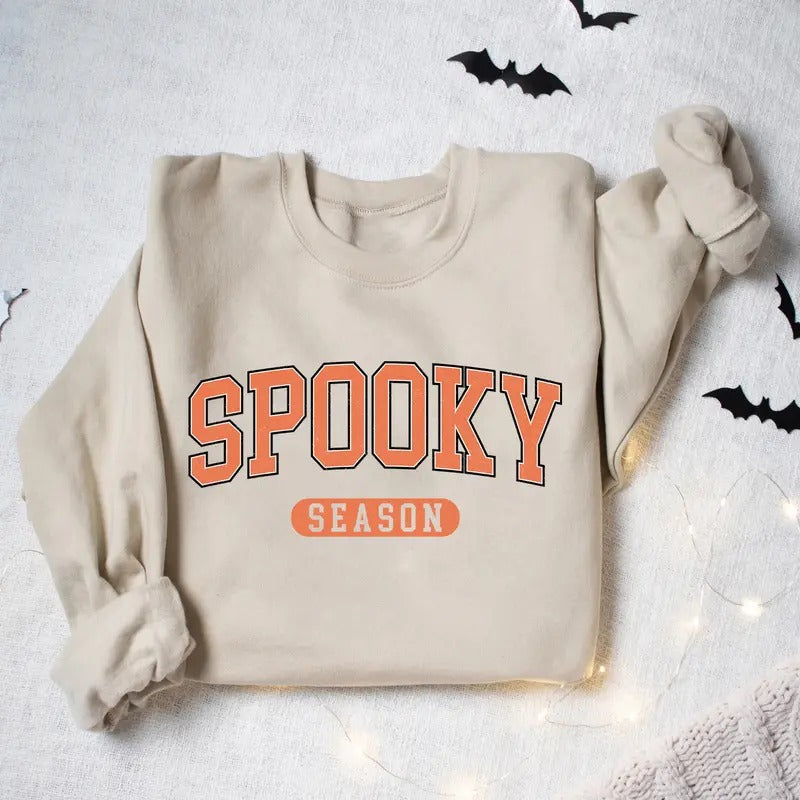 Spooky Season Sweatshirt, Retro Spooky Season Shirt, Spooky Halloween Shirt, Vintage Halloween Shirt, Fall Vibes, Cozy Season Shirt, Fall Shirt, Autumn Fall Halloween Gift Shirt