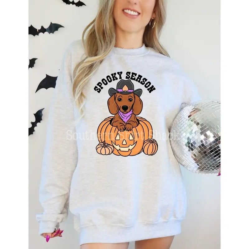 Spooky Weenie Dog sweatshirt
