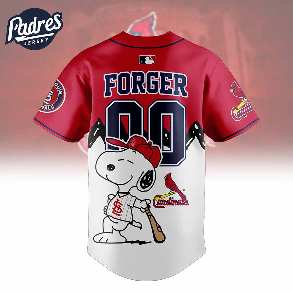 St. Louis Cardinals x Peanuts Personalized Baseball Jersey For Fans - Padres Jersey Oasis: Elevate Your... (Image 3)