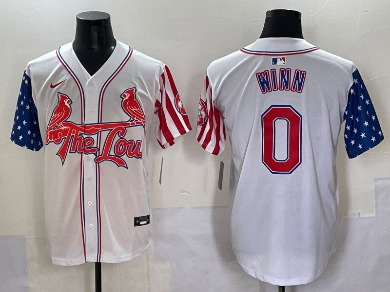 St. Louis Cardinals #0 Masyn Winn Red Edition Adult Style 2