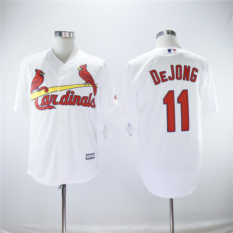 St. Louis Cardinals #11 Paul DeJong Cardinals 11 White Fan