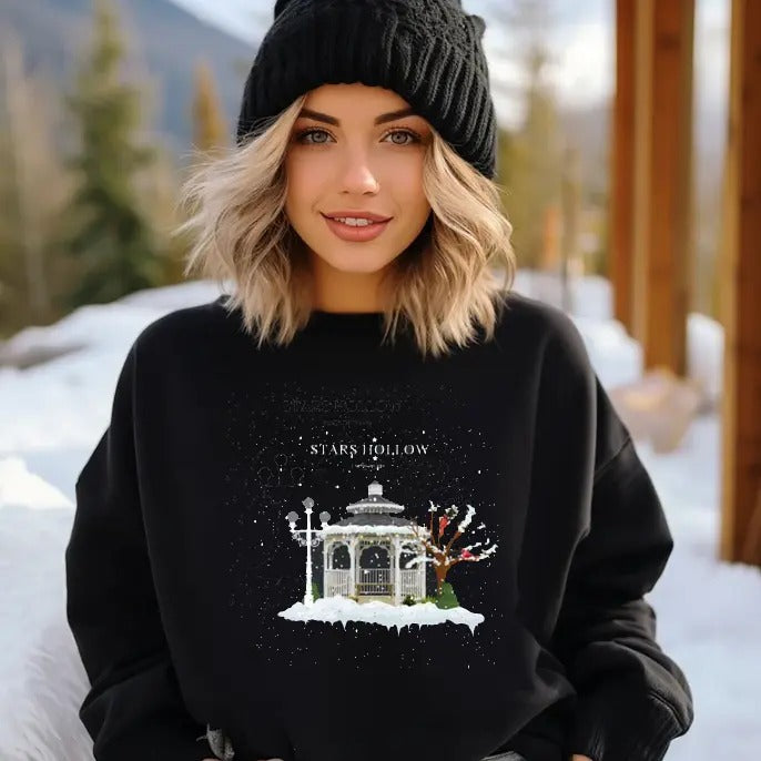 Stars Hollow Christmas Festival Sweatshirt, Christmas Tree Sweater, Christmas Tree Shirt, Christmas Holiday Festival Sweater, Christmas Gift, Holiday Sweatshirt, Christmas Shirt, Christmas Clothes, Christmas Vibes, Christmas Season, Christmas Tree