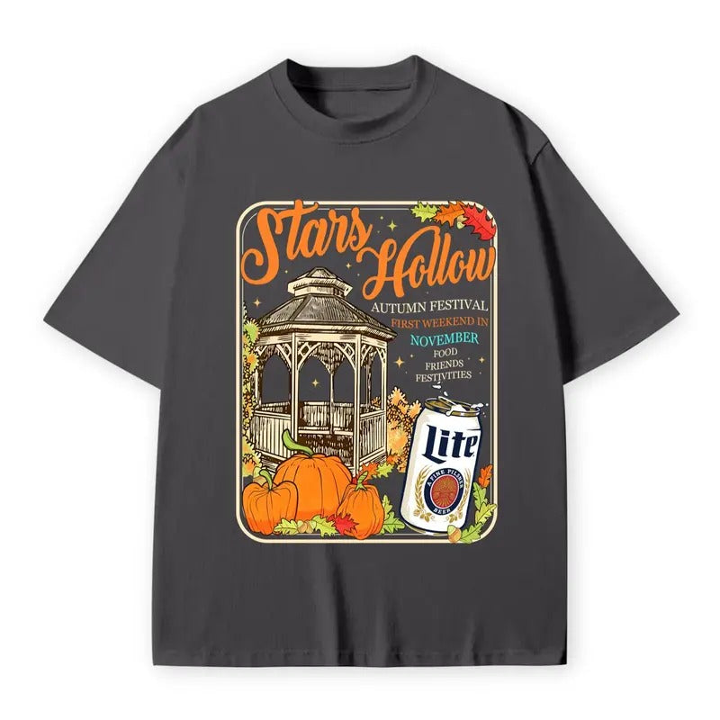 Stars Hollow Connecticut 1779 T-Shirt, Gilmore Girls Lite Beer Halloween T-Shirt, Halloween Gifts, Gift For Fan, Gift For Her, Gift For Him Fabric Fit Top Womenswear