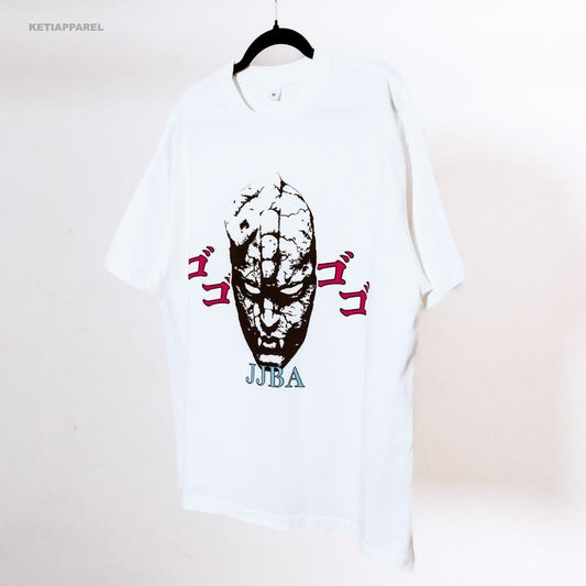 'Stone Mask' JoJos Bizarre Adventure Graphic Tee Anime Manga Inspired Mens Womens Unisex Clothing Cotton JJBA T-Shirt Menswear Top Classic Hoodie