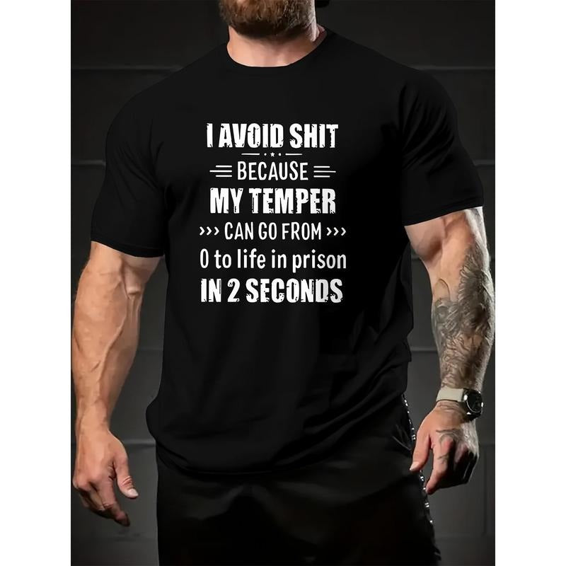 Stylish Men's Graphic Tee - Soft, Breathable, Short Sleeve Top for Summer Daily Activities, Casual Comfy Wear with Relaxed Fit for Outdoor Events, Travel, and Leisure Made in USA