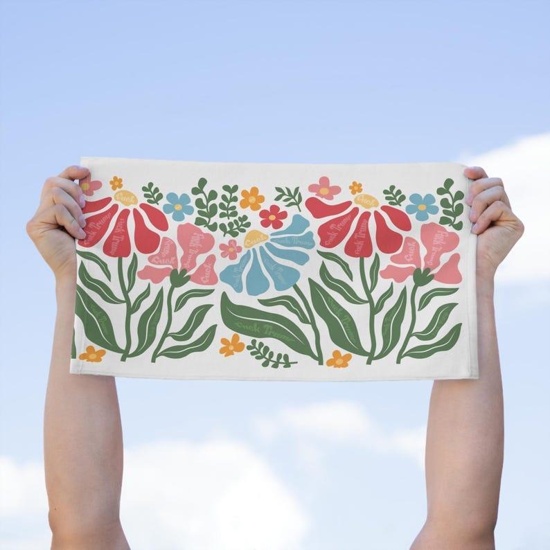 Subtle F*ck Trump Hand Towel, Funny Political Home Decor, Fuck Trump Kitchen Towel, Sarcastic Liberal Gift, Fuck Trump Towel, FDT Towel