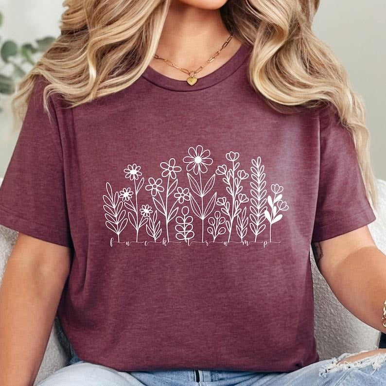 Subtle Trump Flower Shirt, Political Shirt, FDT Shirt, Social Justice, Funny FDT