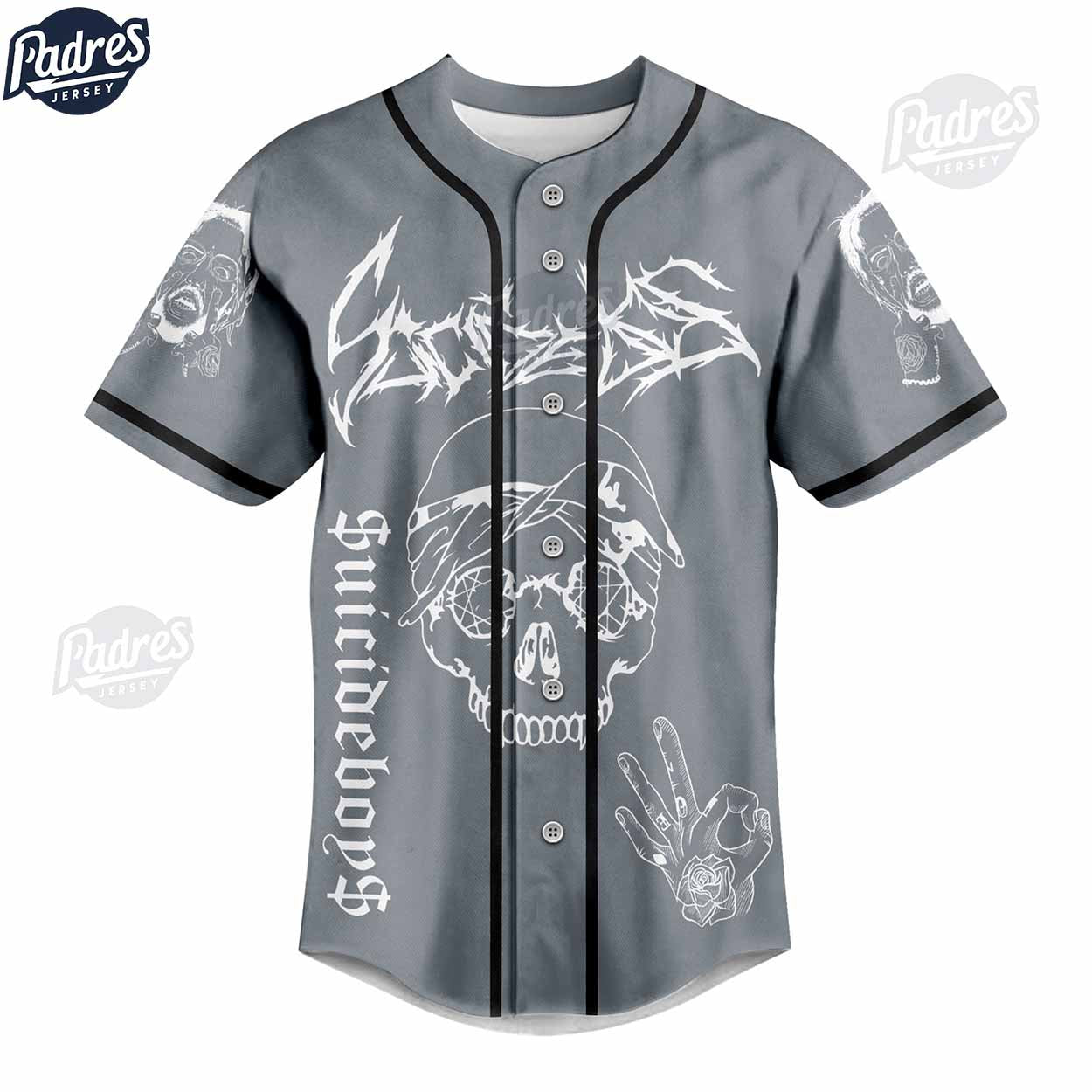 Suicideboys Band Baseball Jersey Fan Gear - Padres Jersey Oasis: Elevate Your Baseball Style Game