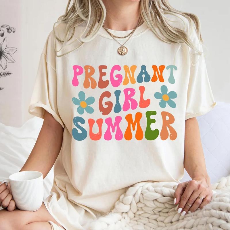 Summer Pregnancy Announcement Shirt Beach Baby Announcement Beach Gender Reveal t-shirt Beach Baby on Board Maternity tee Gift for expecting