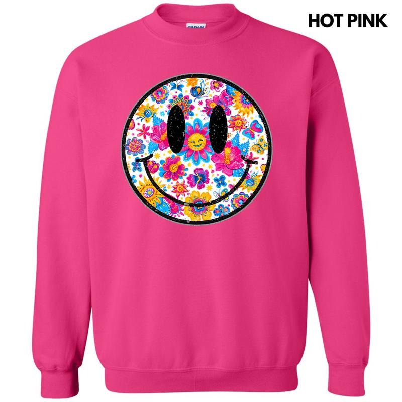 Sunny Butterfly Happy Face Sweatshirt 'NLB'