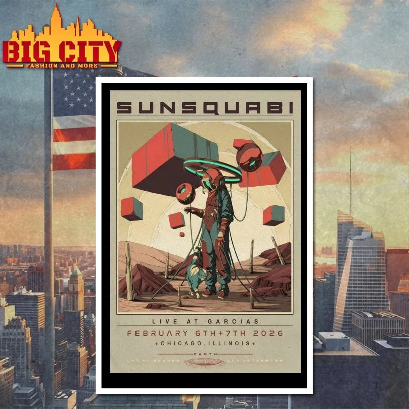 Sunsquabi 2-6 2-7-2026 Chicago IL Poster shirt