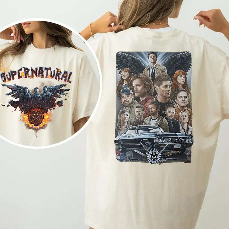 Supernatural Shirt, Supernatural Vintage Shirt, Dean T Shirt Winchester Shirt, Winchester Brothers Sweatshirt Hoodie