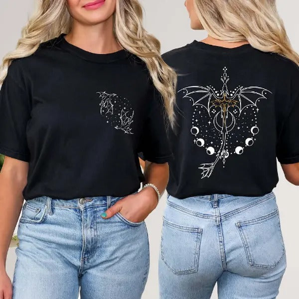 Fourth Wing Dragon Rider T-Shirt/ Sweatshirt Unisex Medium-Heavy Fabric Loose Fit