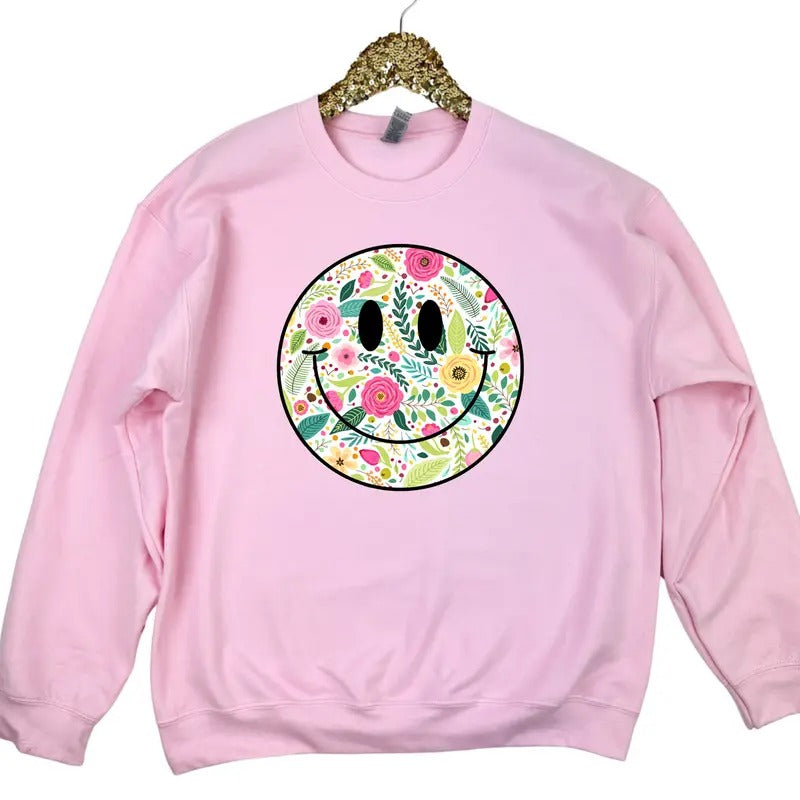 Sweet As Can Be Happy Face Sweatshirt 'NLB'