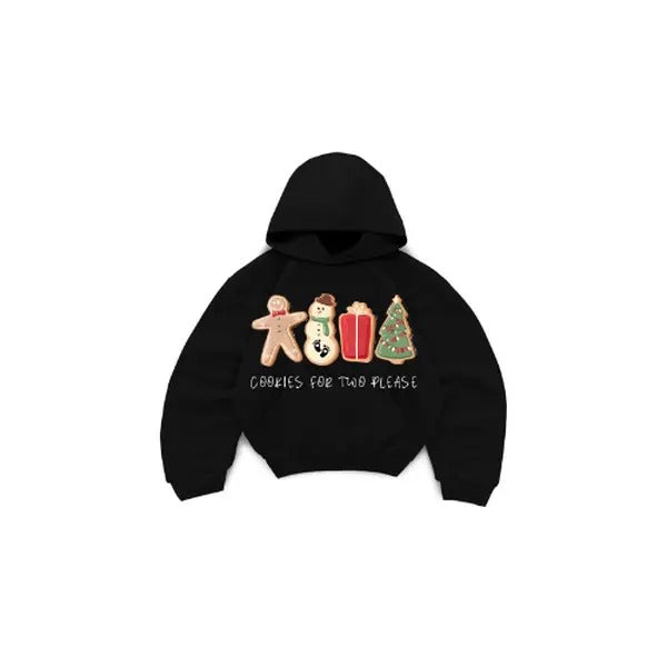 Christmas Cookies for Two Please Hoodie/Sweatshirt/T-Shirt - Unisex Style 100% Cotton - For Men, For Women
