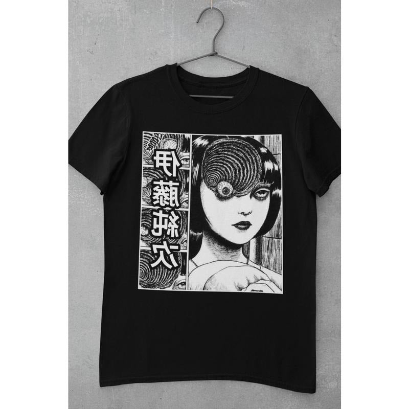 T-Shirt S-4XL Tomie Junji Ito Uzumaki Horror Anime Manga Japanese Japan Guro Gore Cult