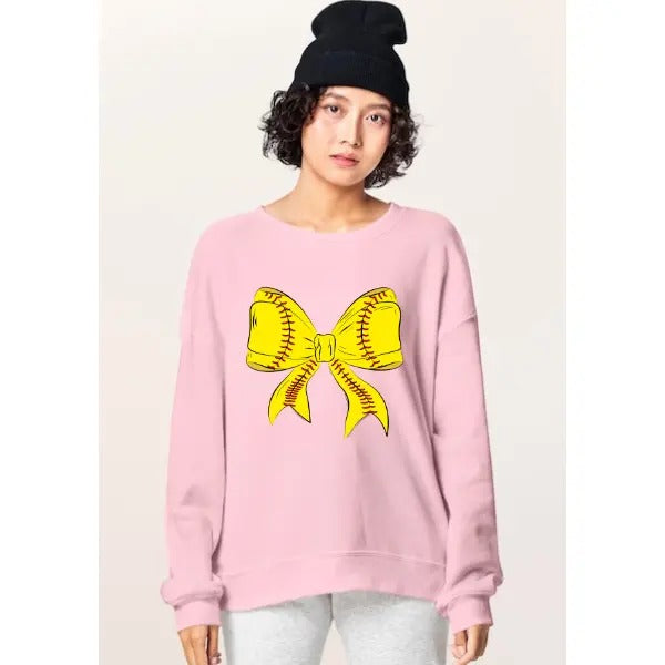 Bundle Sport Coquette Bows Unisex Crewneck Sweatshirt/T-Shirt, For Him, For Her, Unisex Style, 100% Cotton, Pullover Crewneck Sweatshirt