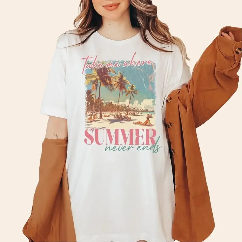 T Shirts for Women Summer Beach Hawaii Vacation Short Sleeve Tops Holiday Cruise Getaway T Shirts