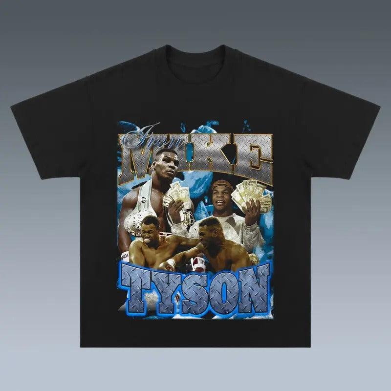 TYSON Boxing T-shirt, Boxer Tee, Sports Shirt, Athletic Tee, Fitness Gift, Workout T-shirt Crewneck Clothing Cotton Menswear