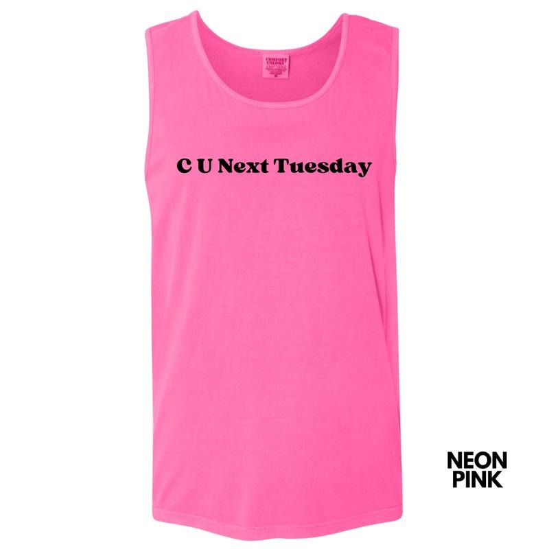 Tank Top - C U Next Tuesday Comfort Colors Tank Top 'NLB' T-Shirts, Hoodie, Sweatshirt | WearSparks.com