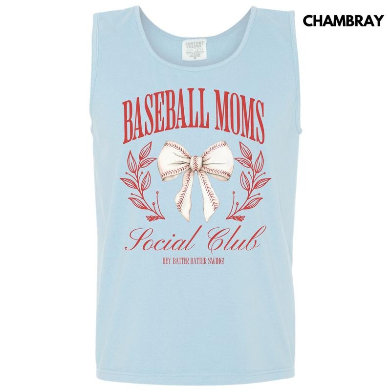 Tank Top -Baseball Moms Social Club Comfort Colors Tank Top 'NLB' T-Shirts, Hoodie, Sweatshirt | WearSparks.com