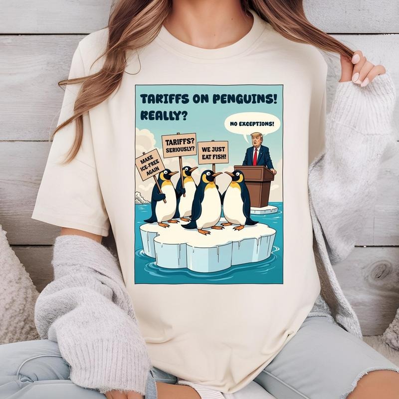 Tariffs On Penguins Heard Island Funny Trump Shirt Penguins Resist Shirt Flippers Up s Shirt Heard Island Shirt T-shirt, sweater and Hoodie