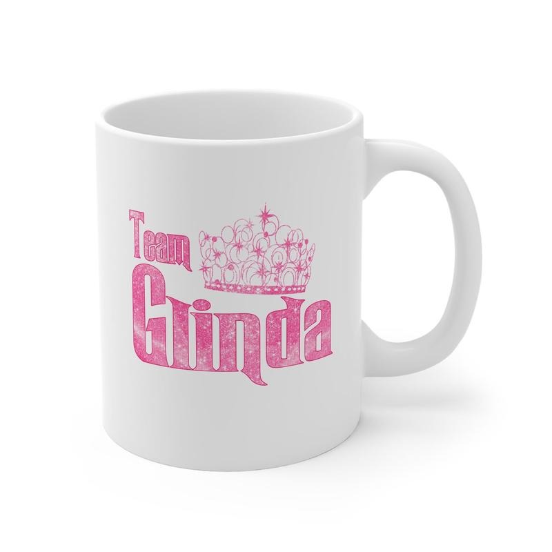 Team Glinda Wicked Mug Double-Sided Christmas Coffee Cup Perfect Secret Santa Gift